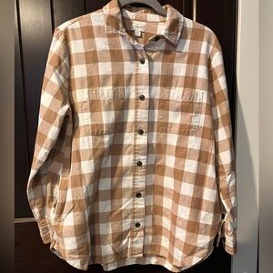 J. Crew Flannel Shirt Women’s Small